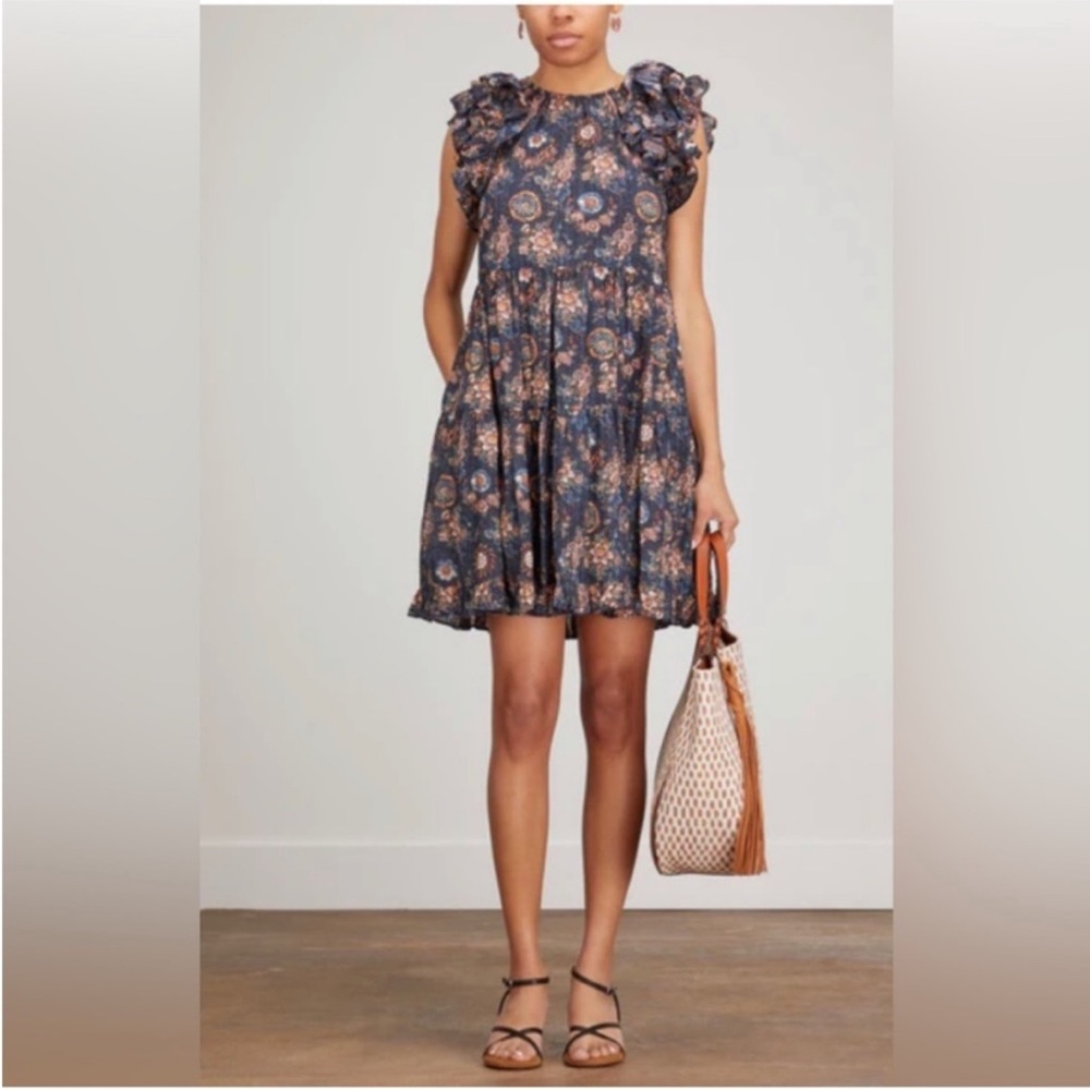 ULLA JOHNSON Adele Dress in Twilight - Picture 6 of 12